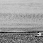 Mensch am Strand