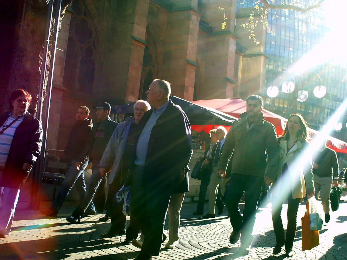 Mensch auf der Straße