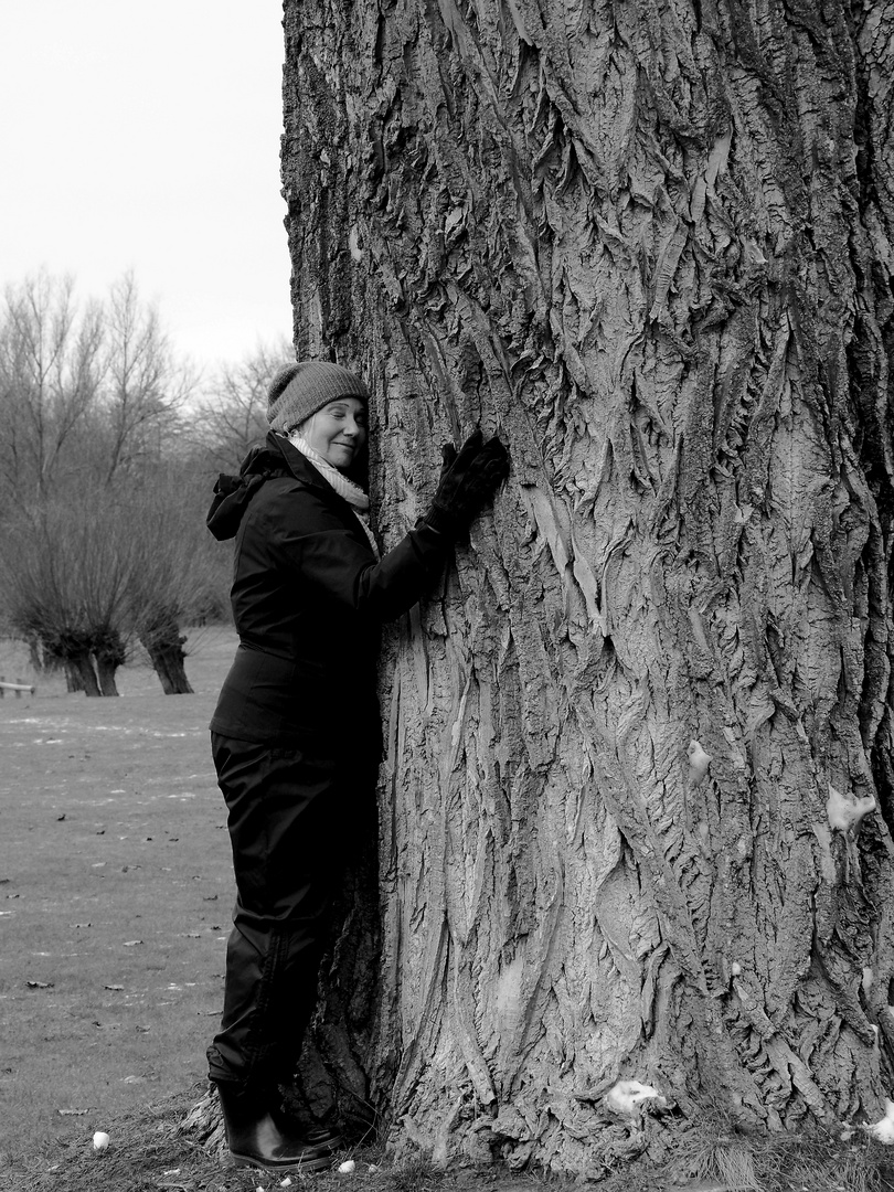 Mensch und Baum