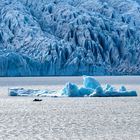 Mensch und Natur - Jökulsárlón-Lagune 