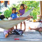 Menschen am Amazonas 1: Yagua Familie in der Comunity la Libertad, bei Leticia