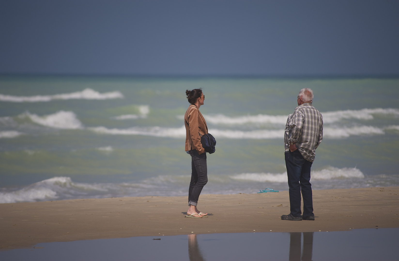 Menschen am Meer.......