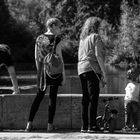 Menschen am Stadtpark-See - 3 -