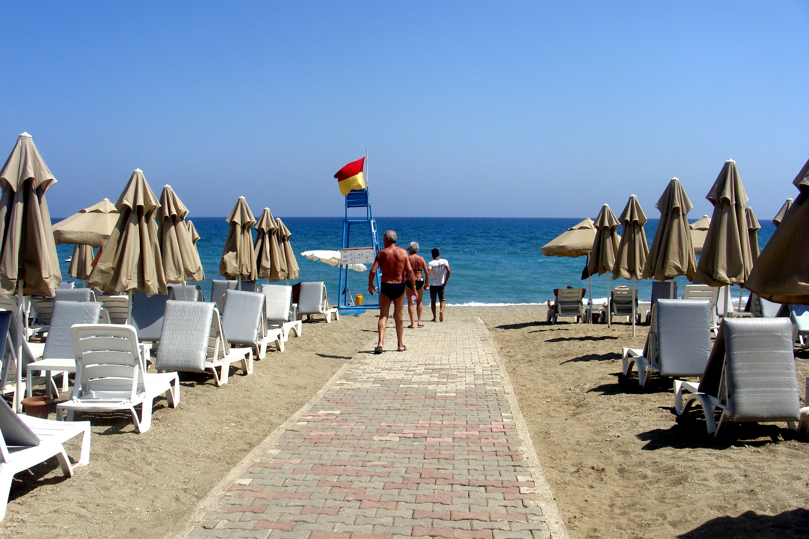 Menschen am Strand