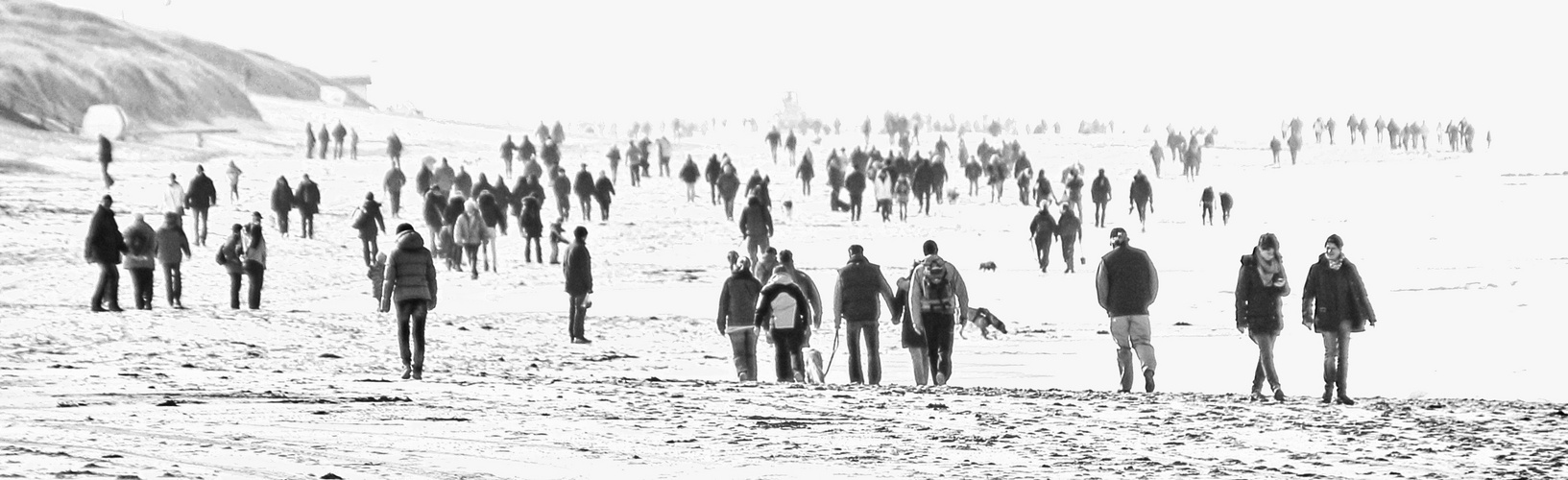 Menschen am Strand