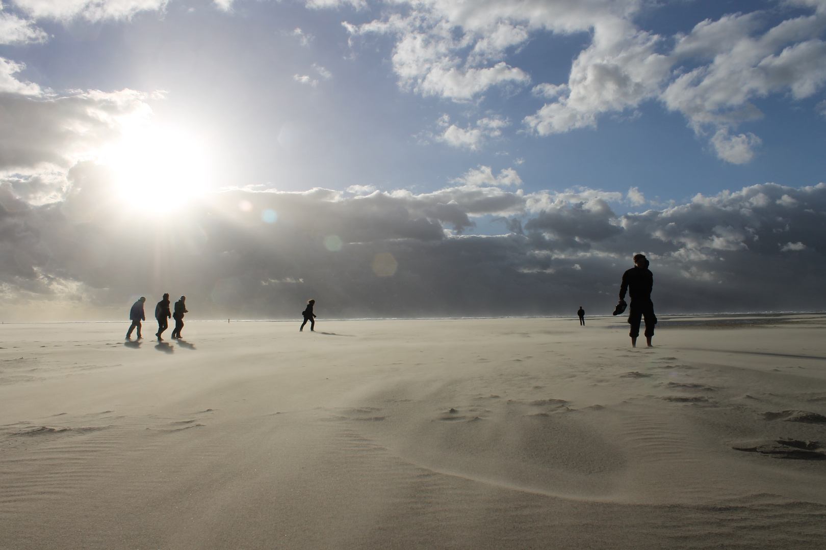 Menschen am Strand