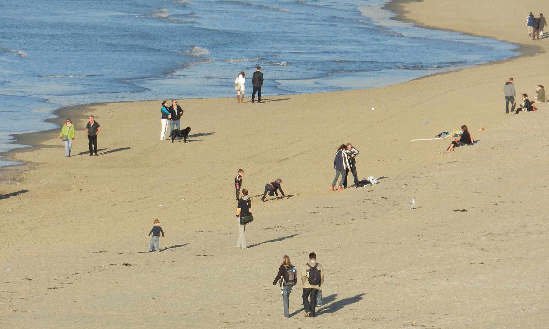 Menschen am Strand