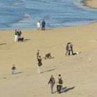 Menschen am Strand