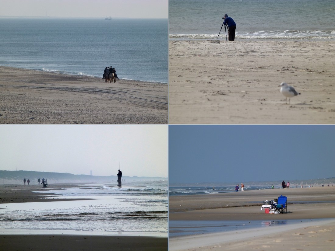 Menschen am Strand