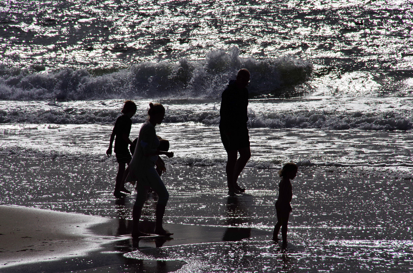 Menschen am Strand