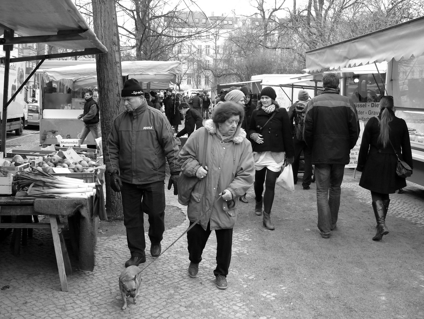 Menschen auf dem Markt