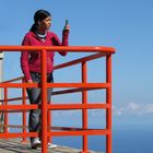 Menschen auf dem Pico Isabel, Aufnahme per Handy