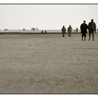 Menschen auf Sand (strand) ....