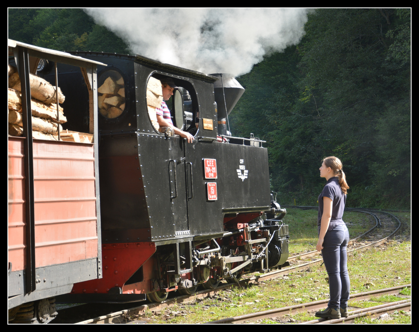 Menschen bei der Wassertalbahn -3