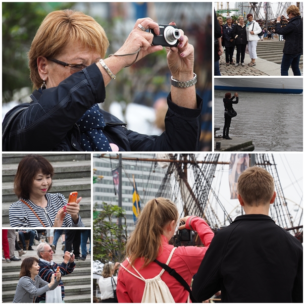 Menschen beim Fotografieren