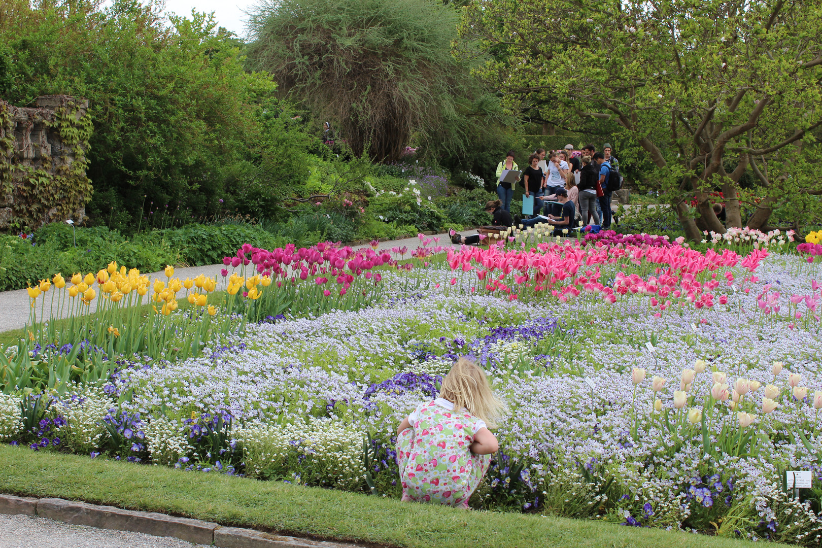 Menschen im Bot. Garten München