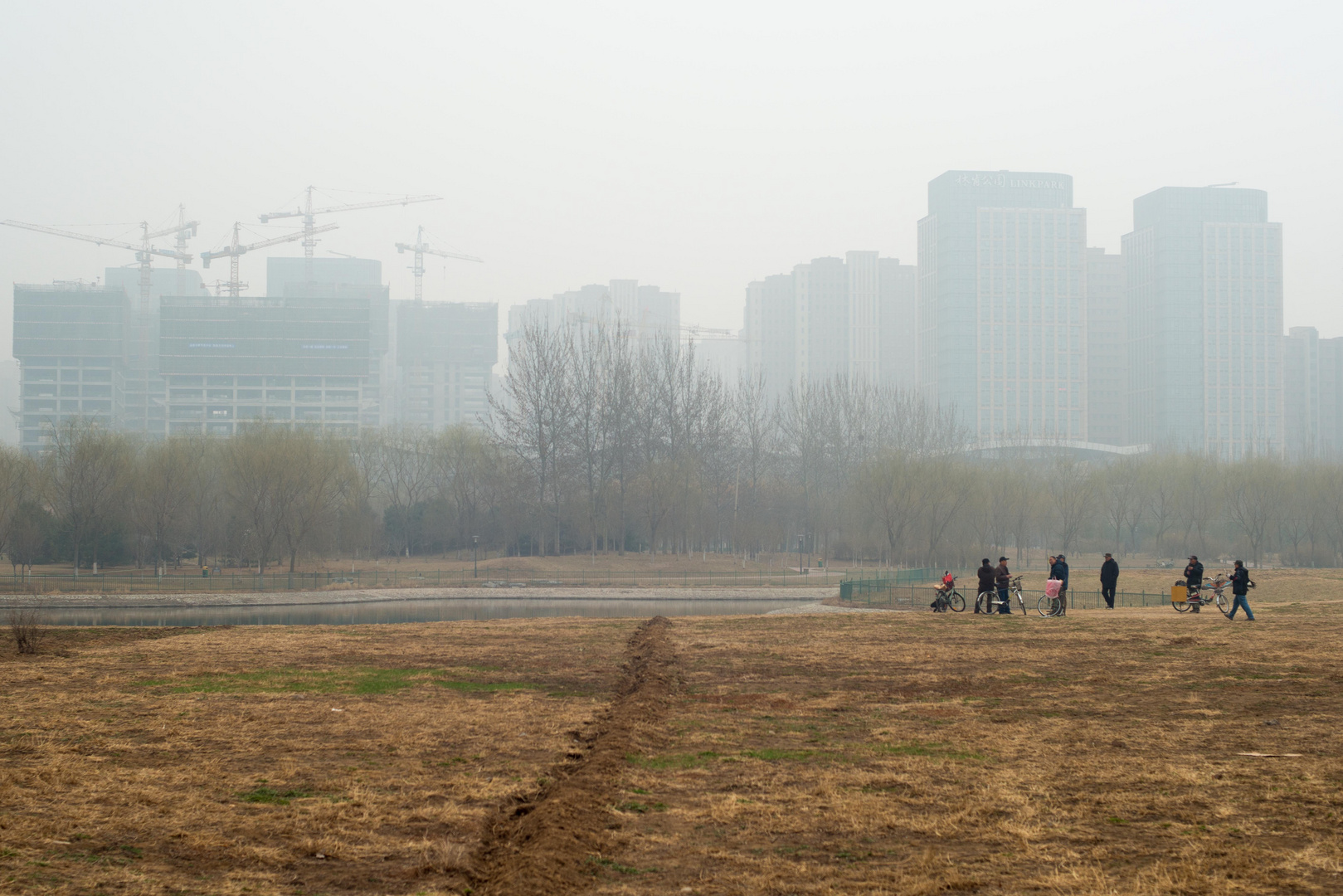 Menschen im Kultur-Park, Peking