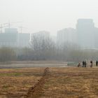 Menschen im Kultur-Park, Peking