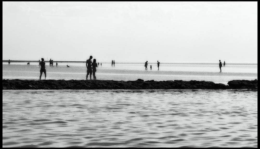 Menschen im Meer