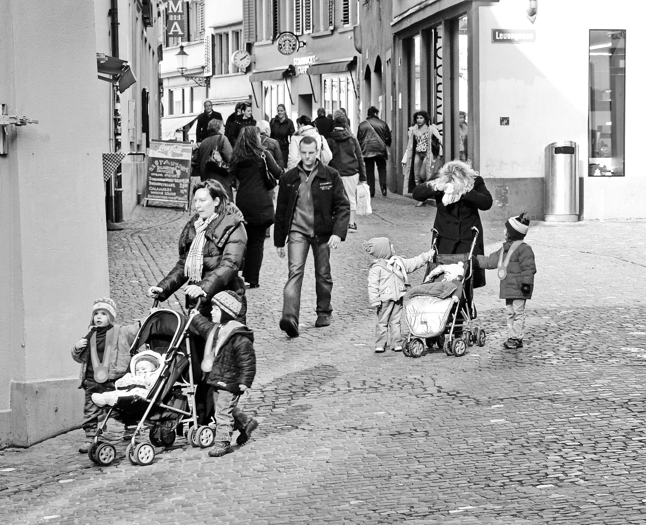 Menschen im Niederdorf