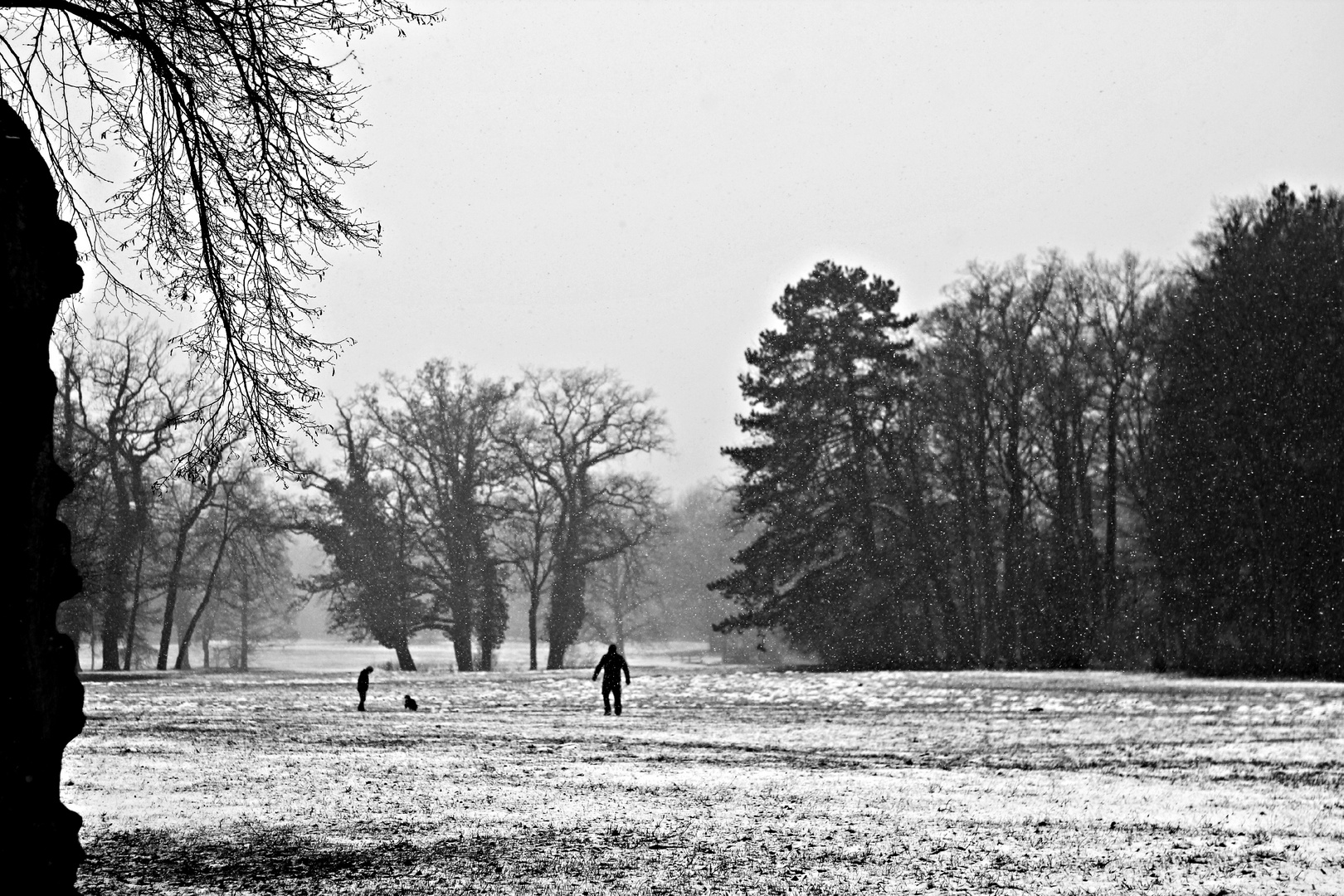 Menschen im Schnee