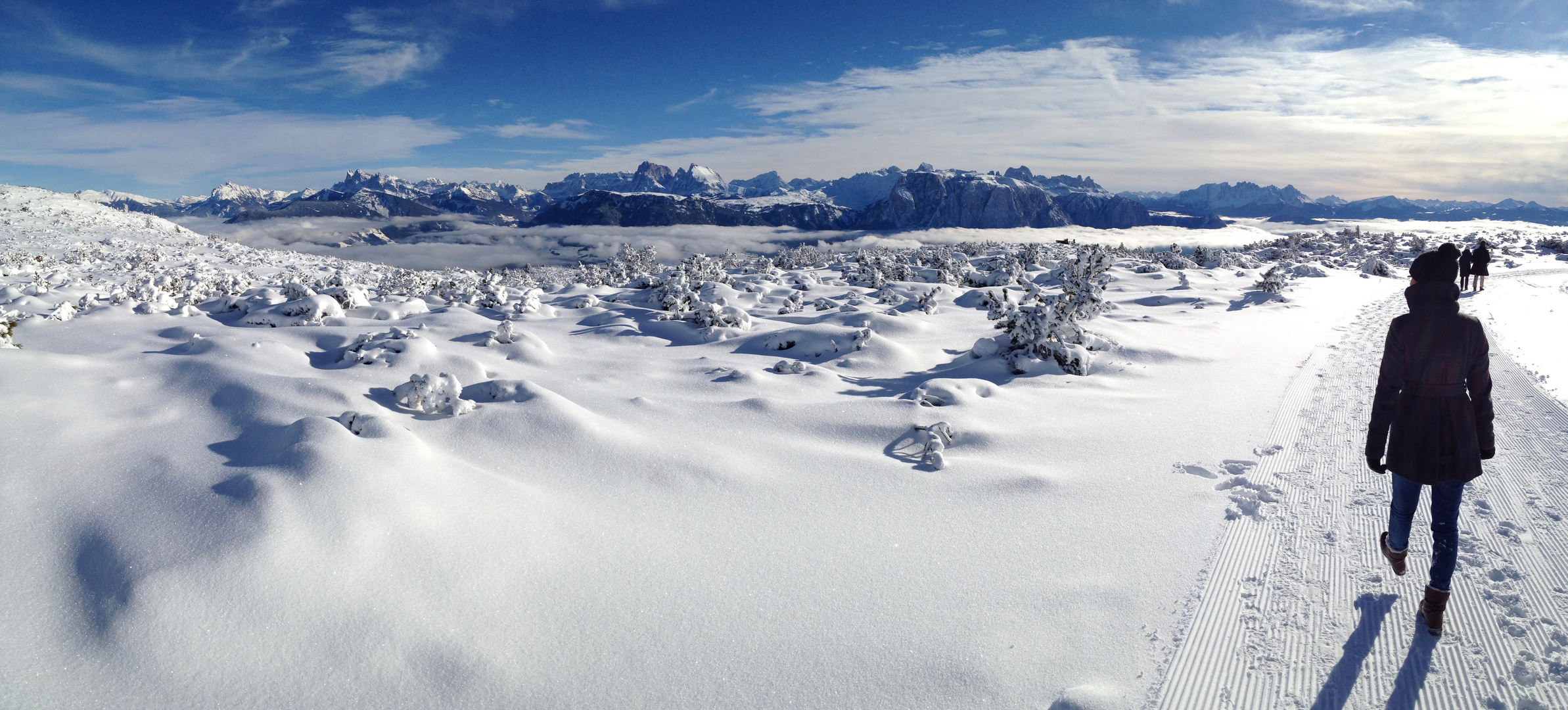 Menschen im Schnee