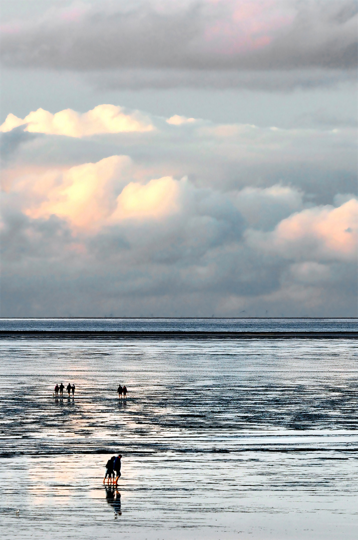 Menschen im Watt 4 (Cuxhaven) BEA