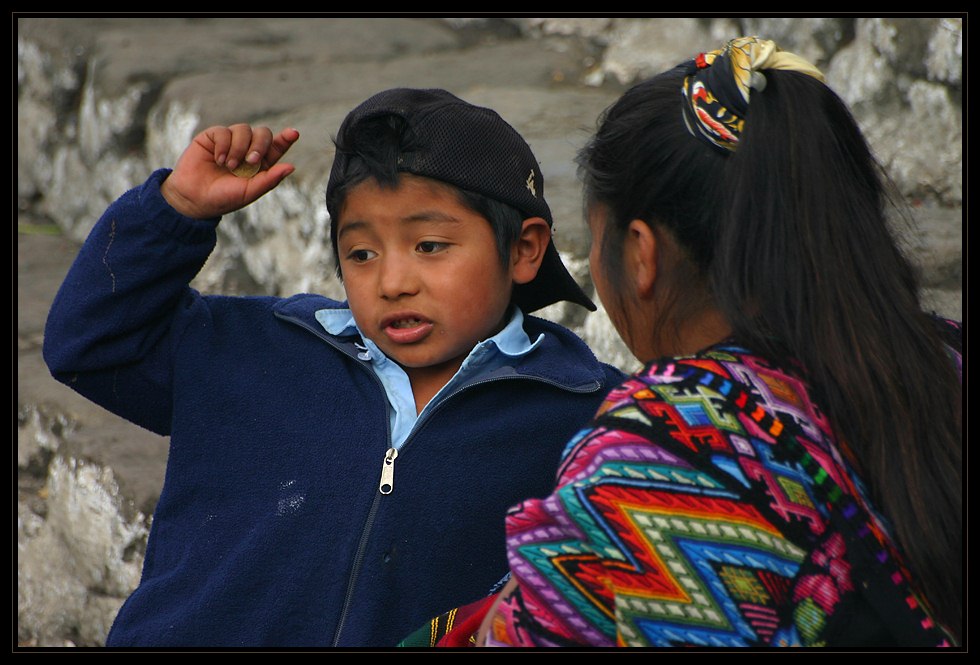 Menschen in Chichicastenango - II