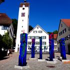 Menschen in der Stadt, Leutkirch Tessar-Foto