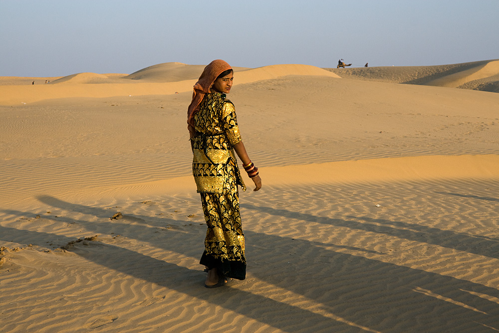Menschen in der Wüste Thar III