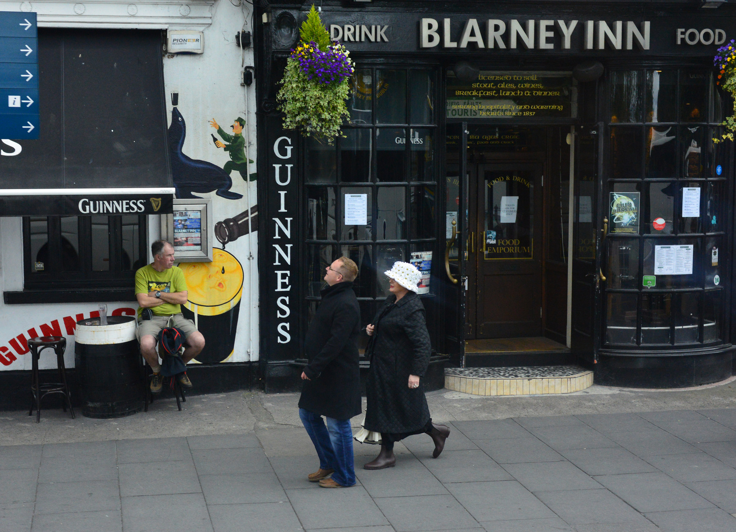 Menschen in Dublin.