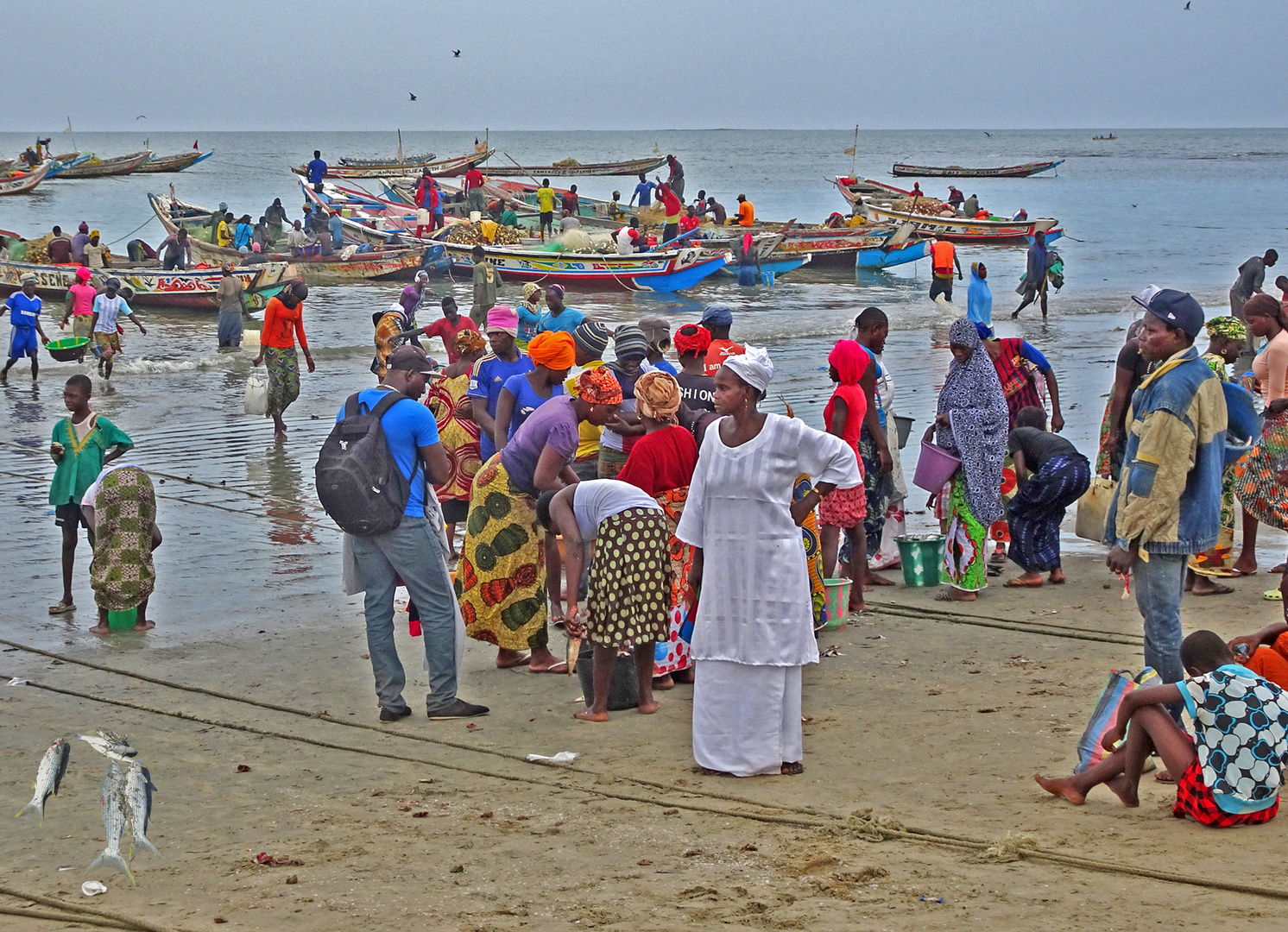 Menschen in Gambia, Westafrika