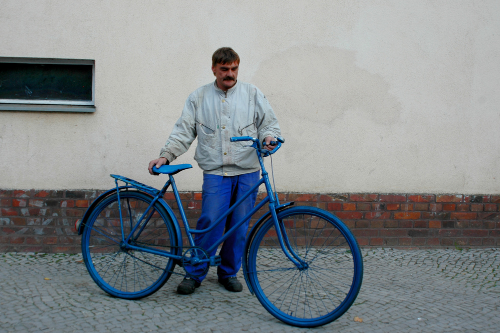 Menschen in Potsdam - Blau