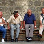 Menschen in San Gimignano