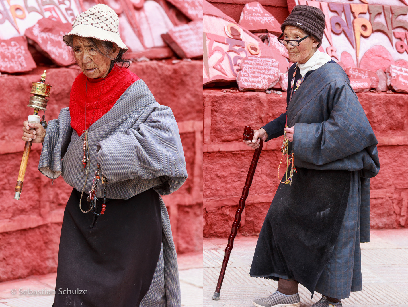 Menschen in Tibet - hier in Berge # 02