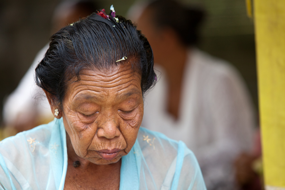 Menschen in Tirta Empul