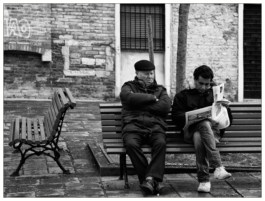 Menschen in Venedig (1)