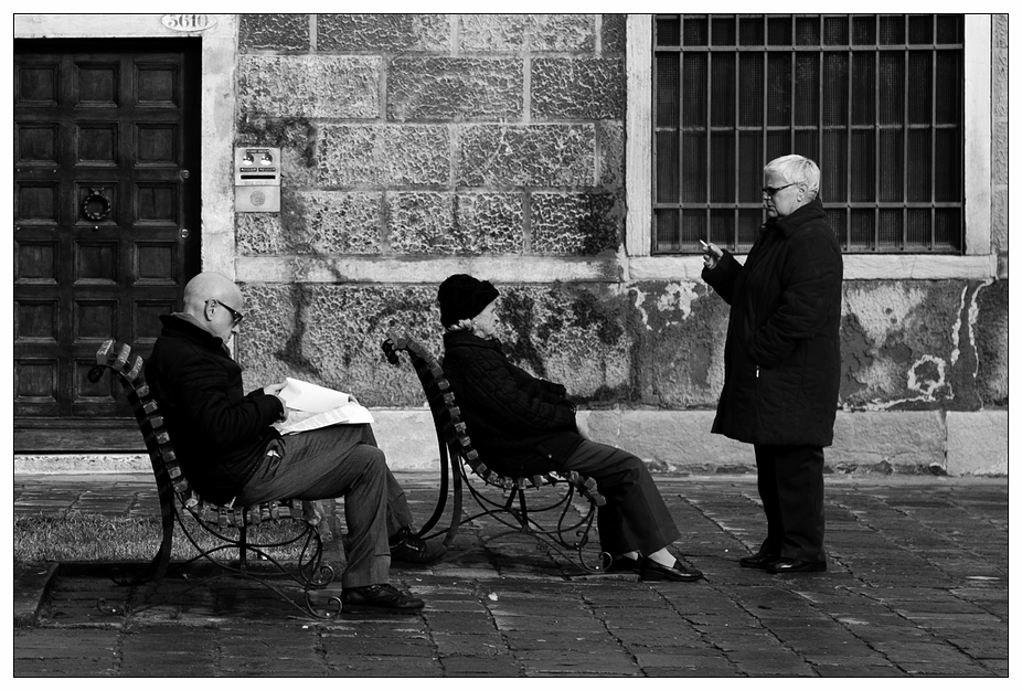 Menschen in Venedig (2)