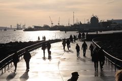 Menschen in Warnemünde