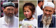 Menschen in Westchina und Kirgisistan