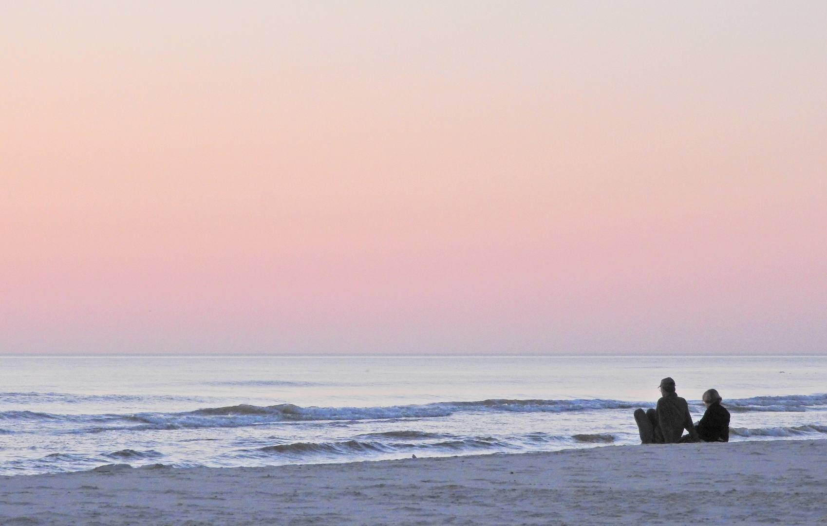 Menschen, Meer und Sonnenuntergang  03