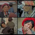 Menschen Tibets