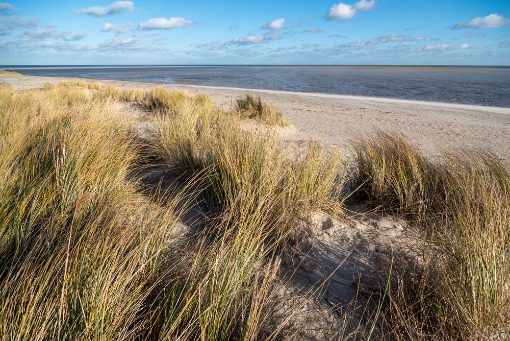 Menschenleer am Strand in diesen besonderen Zeiten.