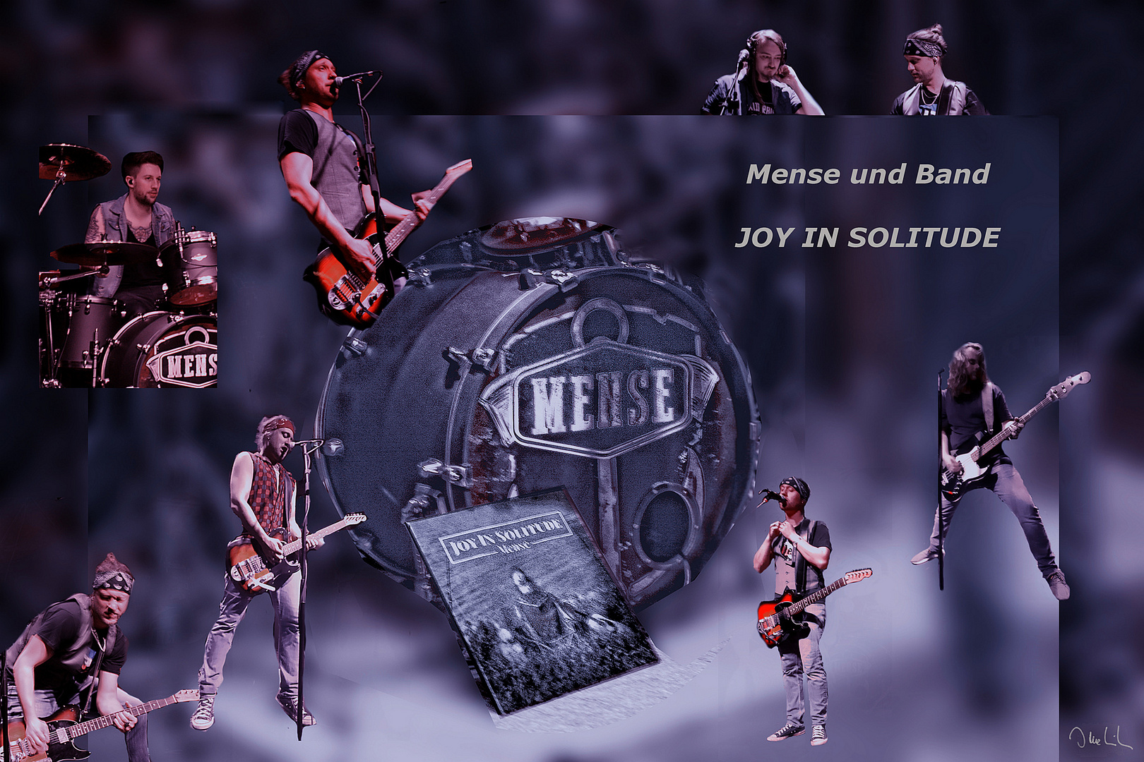 Mense und Band...