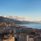 Menton à la lumière hivernale du soir