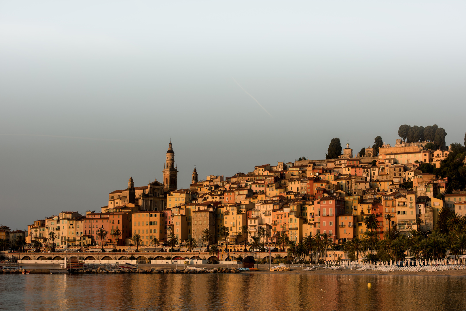 Menton am Morgen