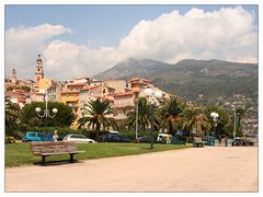 Menton, Blick auf die Altstadt