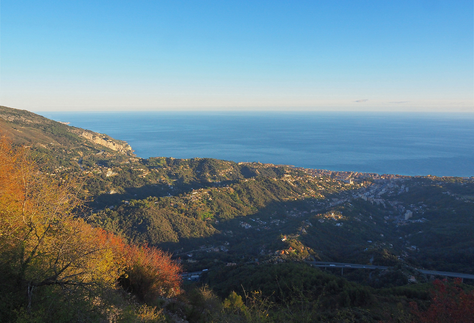 Menton et la côte …