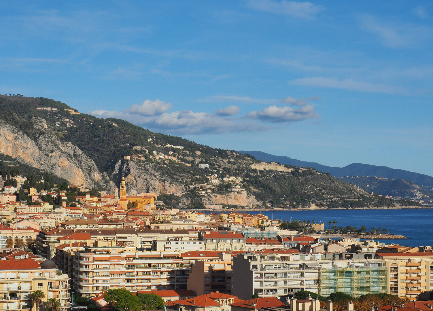 Menton et sa baie