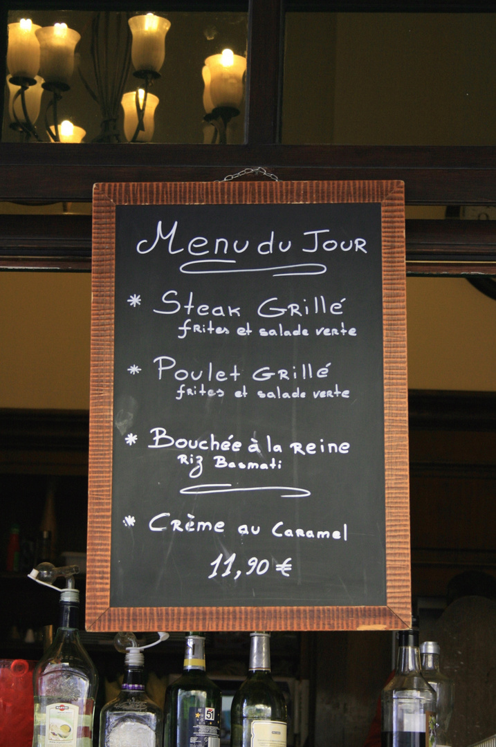 Menu du Jour Foto & Bild stillleben, auslagen, motive Bilder auf